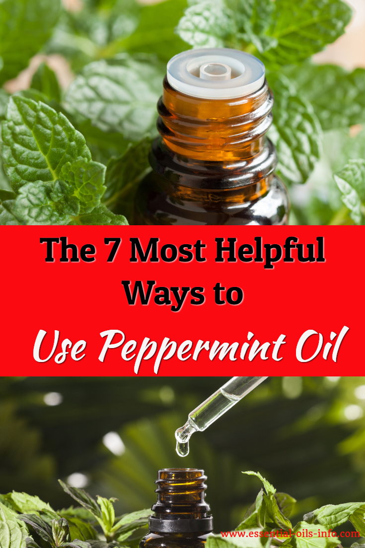 Find out the 7 most helpful ways to use peppermint oil. Use essential oils effectively and successfully. 