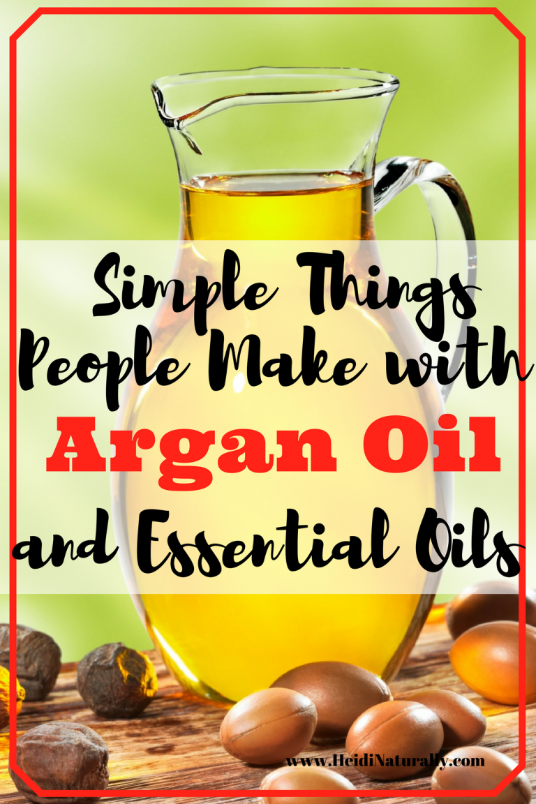 Simple Things People Make with Argan Oil and Essential Oils