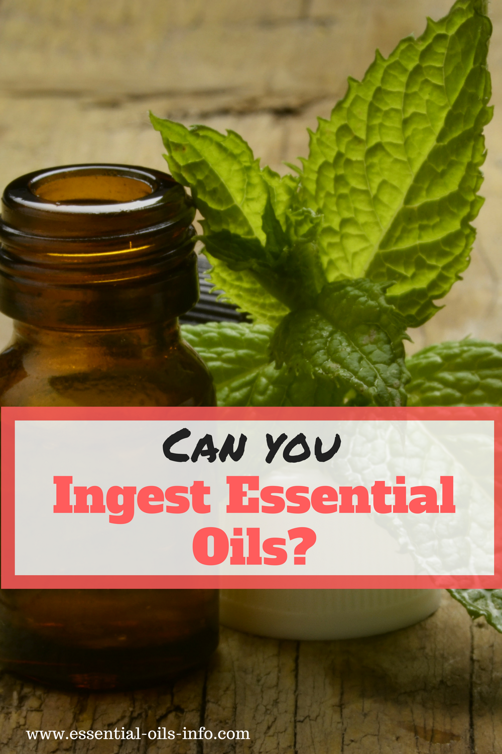 ingest essential oils